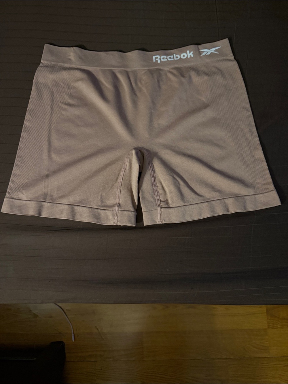 Reebok Women's Seamless High-Waist Bike Shorts — Dusty Mauve